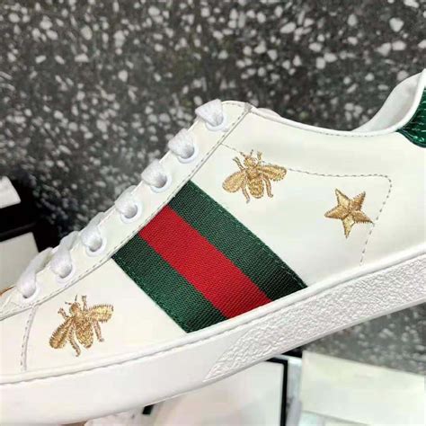 gucci bees|gucci ace bee embroidered.